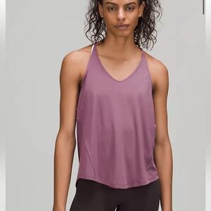Lululemon silk modal yoga tank size 6